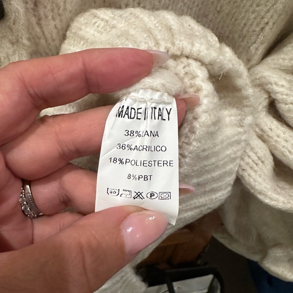 PREMIUM LUXE ITALIAN KNITTED GRAPHIC OVERSIZED SWEATER - Picture 6 of 6